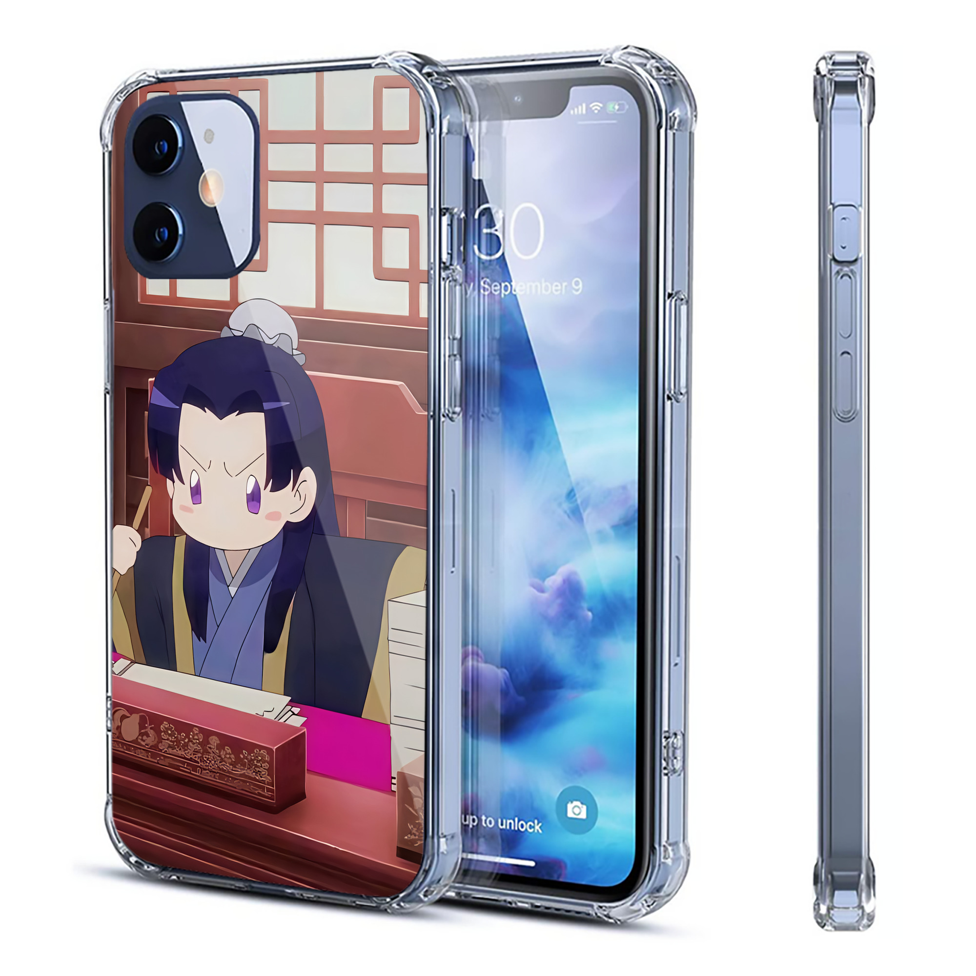 （画像用） 薬屋のひとりごと The Apothecary Diaries 【iPhone 12シリーズ対応】透明スマホケース（クリアソフトケース）